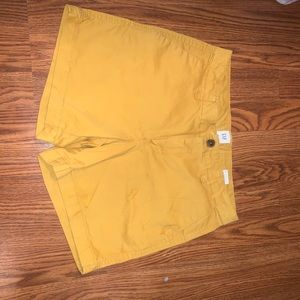 Yellow shorts